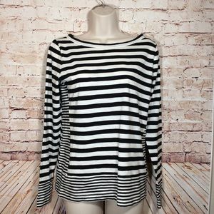 Loft | Long Sleeve Striped Tee